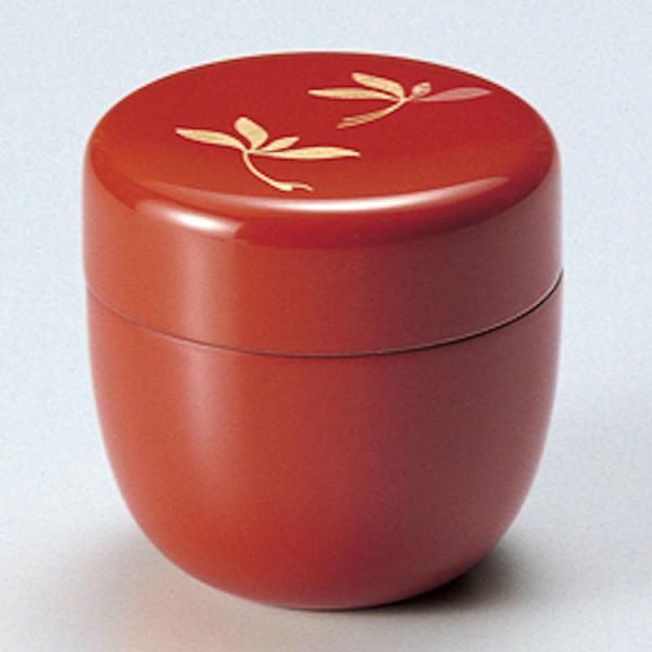 中棗 蘭 朱 漆塗り isuke 茶道具 茶道