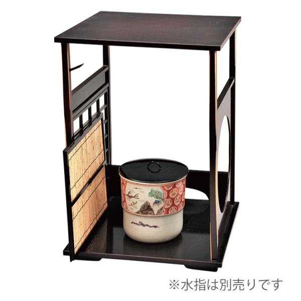 吉野棚 圓能斎好写 中村宗悦作 茶道具 棚物 裏千家 簾戸 吉野窓 棚点前