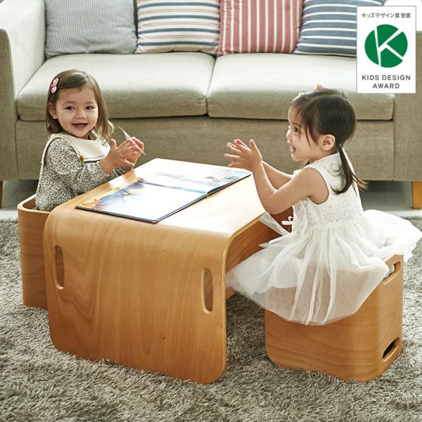 ※こちらは「デスク」単品の商品ページとなります。チェア、クッション等は付属しておりませんので、ご注意下さい。■サイズテーブル時：W66 x D52 x H40cmデスク時：W66 x D40 x H52cm■材質本体：ビーチ材・カバ材・ウォ...