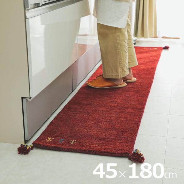 ウールギャベ手織り71×137㎝キッチンマット新品未使用 Amazon | グラムスタイル ギャッベ キッチンマット ロングマット