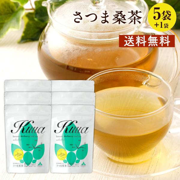 さつま桑茶 180包 (30包 5袋＋1袋 おまけ ) 桑の葉茶 わくわく園 ノンカフェイン 国産 桑 お茶 健康 大容量