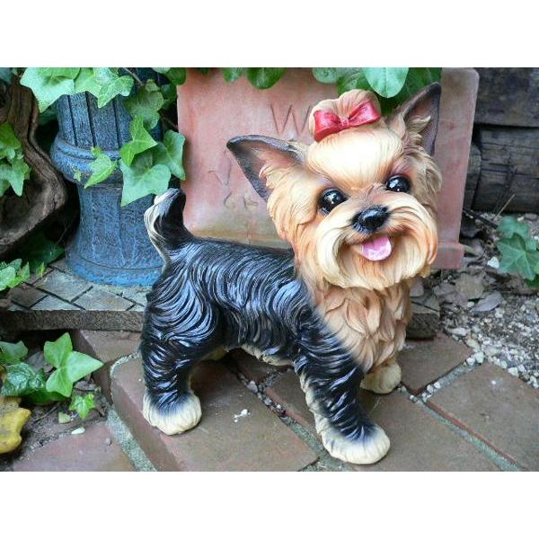 犬の置物 ヨークシャテリア おまけ付 2818H いぬ イヌ 動物