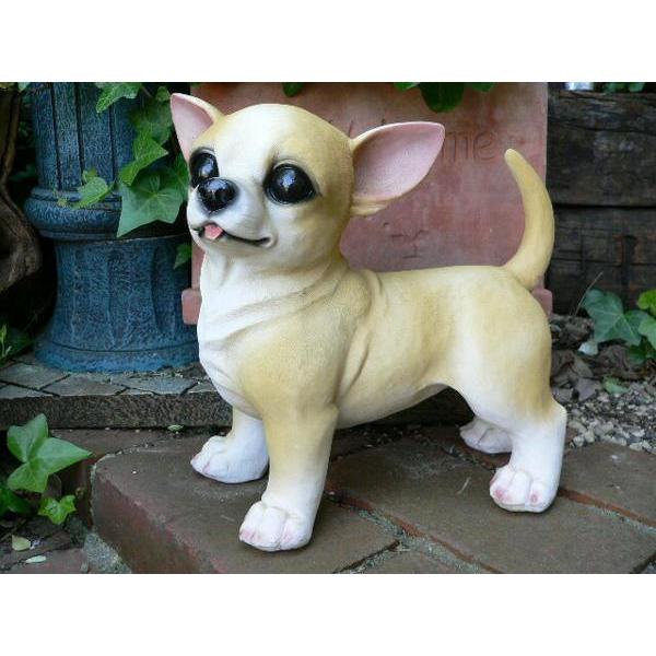 犬の置物 チワワ おまけ付 ちわわ 2007H いぬ 動物 ガーデン