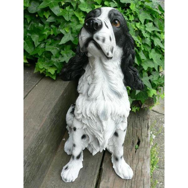 犬の置物 大型犬 イングリッシュスプリンガースパニエル 犬の置物 大型犬 イングリッシュスプリンガースパニエル