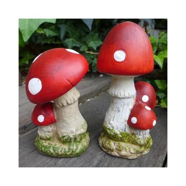 キノコの置物 ２点セット Rd ｎ１２７７９８０ ガーデンオブジェ オーナメント メルヘン きのこ ガーデン マッシュルーム 置物 マスコット Buyee Buyee 日本の通販商品 オークションの代理入札 代理購入