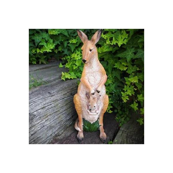 カンガルーの置物 カンガルーの親子 29042HH オーナメント