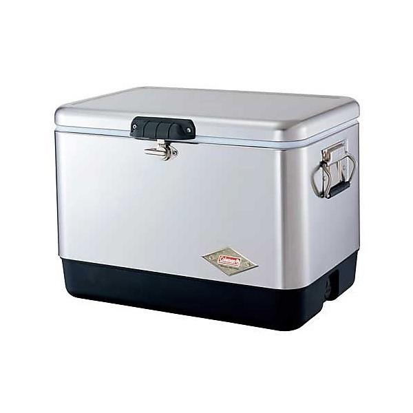 Coleman コールマン 54QTスチールベルトクーラー シルバー Coleman コールマン 54QTスチールベルトクーラー シルバー