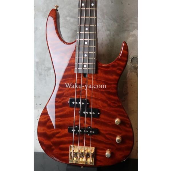 Valley Arts Custom Pro USA Bass / Brown Quilt TOP : Wakuya Direct