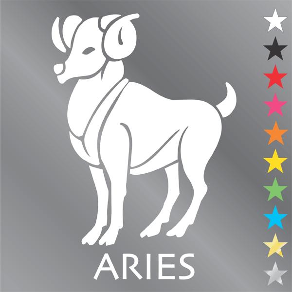 牡羊座 ステッカー おひつじ座・aries