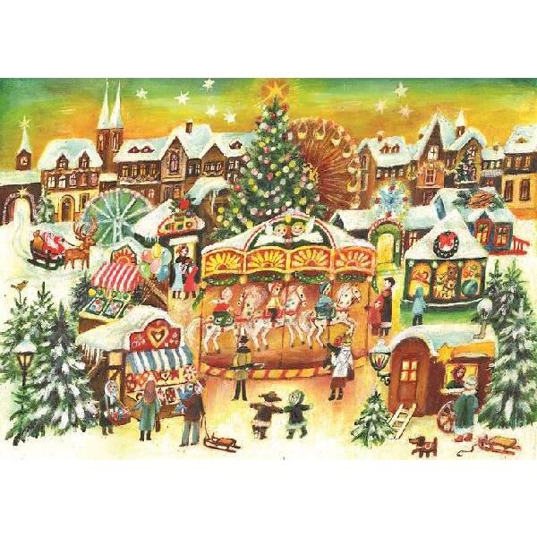 アドベントカレンダー　クリスマスの遊園地