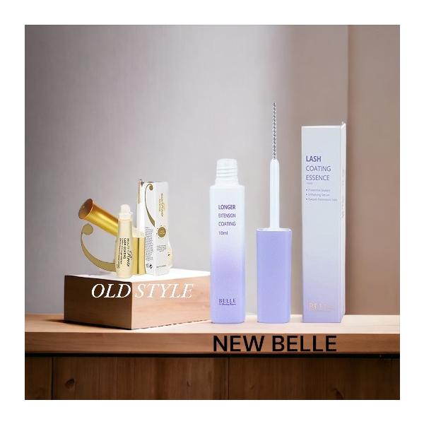 BELLE Lash coating essence （旧 ルアー ラッシュ コーティング）まつ毛エクステ＆まつげカールのクリアタイプコーティング剤　※箱なし※CRUELTY FREEヴィーガン認証取得・動物由来成分排除化学防腐剤から天然防...