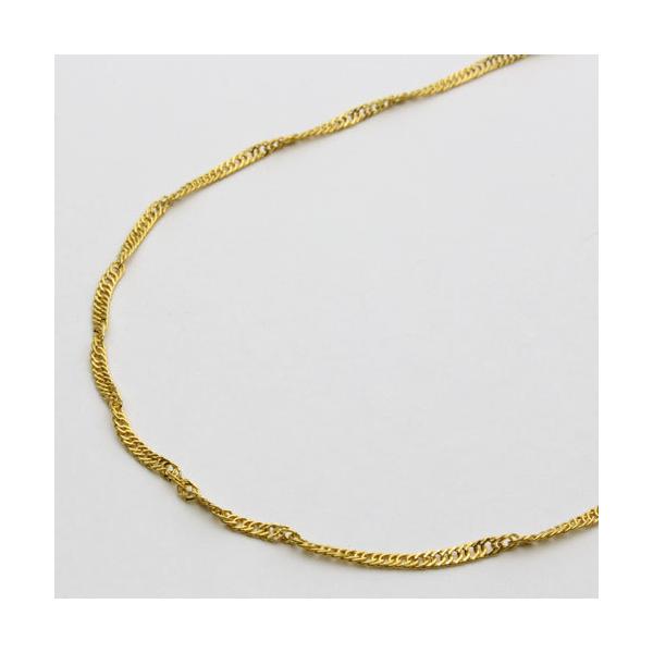 【最終値値下げ】　K24 純金スクリューネックレス　45cm 造幣局刻印有り 最終値値下げ】 K24 純金スクリューネックレス 45cm 造幣局刻印有り