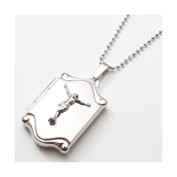 ビィンテージ写真を入れる珍しいロケットネックレスシルバー925