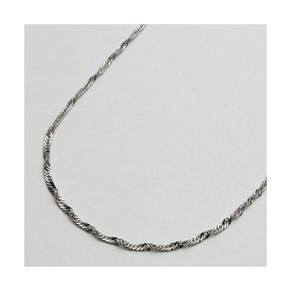 プラチナネックレス50cm スクリュー Pt999 ★期間限定セール11/25迄 純プラチナ ネックレス Pt999 50cm グラデーション 中太 スクリュー