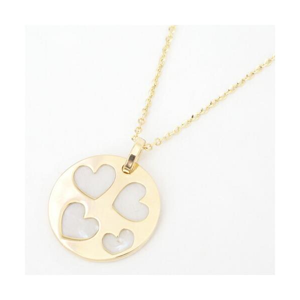 K18 ITALY VICENZA イタリア製 18金 リバーシブル仕様 ピンク 白蝶貝