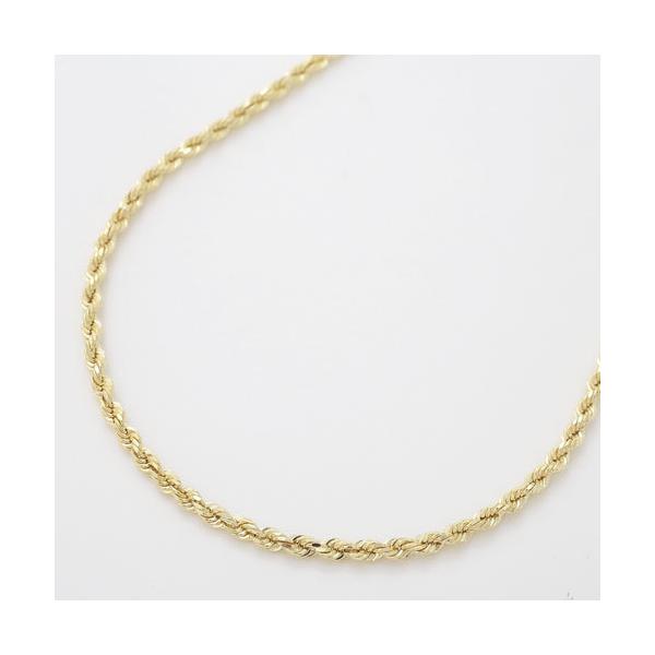 󒍐Yi jp C^A 80cm OTCY [v 18 K18 6.3g S[h pCv[v ROPE CHAIN lbNX