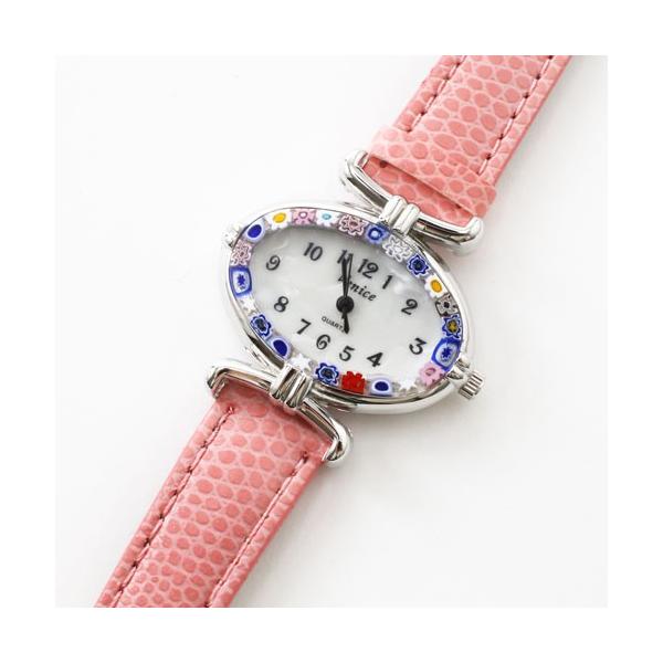 【アンティーク手鏡】イタリア製ベネチアングラス　ピンクのお花装飾 アンティーク手鏡】イタリア製ベネチアングラス ピンクのお花装飾