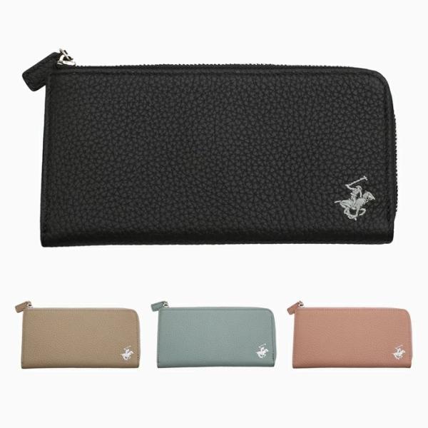 【BEVERLY HILLS POLO CLUB/ビバリーヒルズポロクラブ】財布 長財布 ウォレット L字ファスナー ラウンドファスナー 薄型 カード収納 小銭入れ付 BHG-L1010 爆買