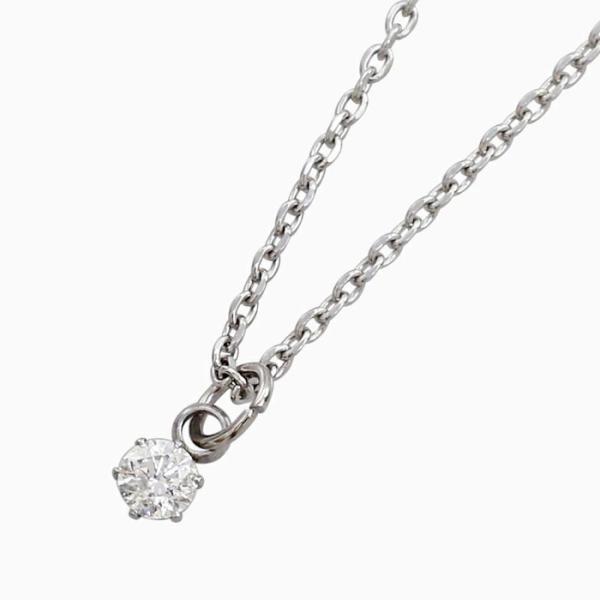 一粒ダイヤ サージカルステンレス ダイヤモンドペンダント 小さめ ネックレス Iクラス ダイヤ0.1ct レディース 4月誕生石 ギフト 永遠の輝き 結婚記念日 彼女 妻