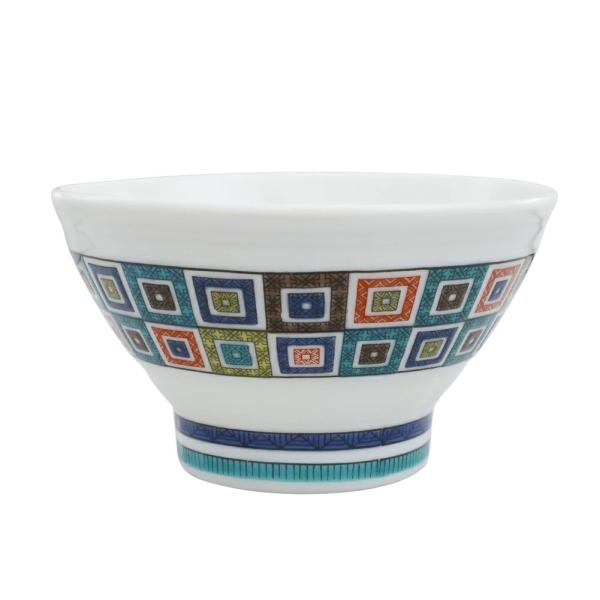 日本製 九谷焼 北陸伝統工芸 石畳 お茶碗 茶碗 飯碗 色絵千段飯碗 金沢 加賀 能美 陶器 磁器 和食器 食器 色絵 引き出物 結婚祝い インテリア ステーショナリー