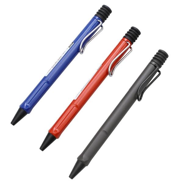ドイツ製 ラミー LAMY JETSTREAM ジェットストリーム サファリ ボールペン 黒インク0.7mm M17F 青 赤 アンブラ ステーショナリー 文房具 筆記用具 替え芯付0.5mm