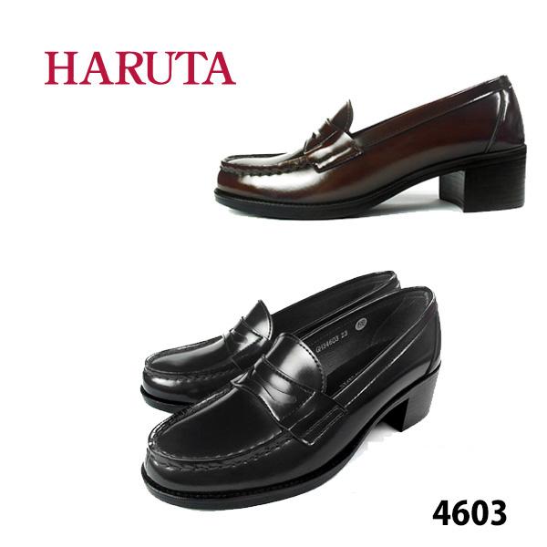 Haruta ハルタ ゆったり横幅 3e のちょっぴりヒール高めレディースローファー 通学靴 4603 37 4603 シューズウォークアップ 通販 Yahoo ショッピング