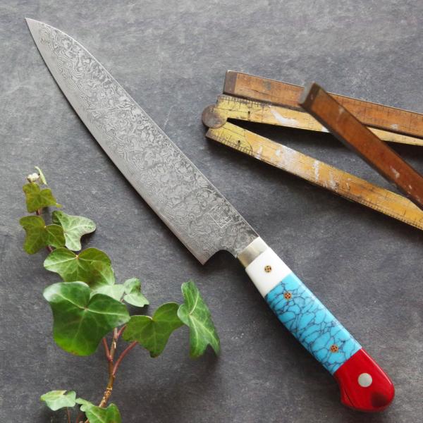 伊藤裕翠 ダマスカス包丁 三徳 【公式通販】