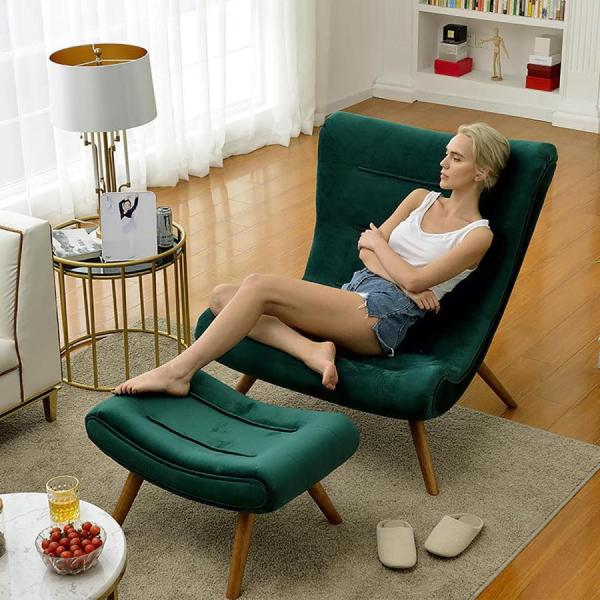 【リクライニングチェア】あぐらもできる、心身ともにリラックスできるソファチェア。【人間工学】従来のフラットなシートバッグのデザインを打ち破り、シートバッグとウエストを広く深くし、人体が接触する場所をU字型に設計し、ヒップ、ウエスト、ソファが...