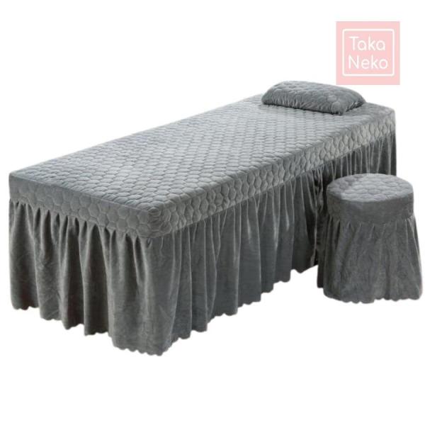 【綺麗なスパと空間】☆機能マッサージ カバー スカート が素敵なマッサージ テーブルの下のすべてのオブジェクトから非表示、効率的に維持綺麗なスパと空間。☆すべてのオイル、SPA ツールやその他の一般的に使用されるアイテムをテーブル スカート...