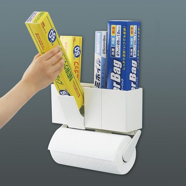 レック 出てくるラップ ペーパーホルダー モノグラムキッチン 通販 Yahoo ショッピング