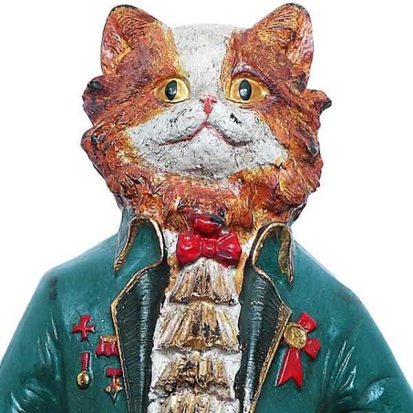Baron of Cat】 猫男爵 Peer Objet 英国貴族風アンティークオブジェ 