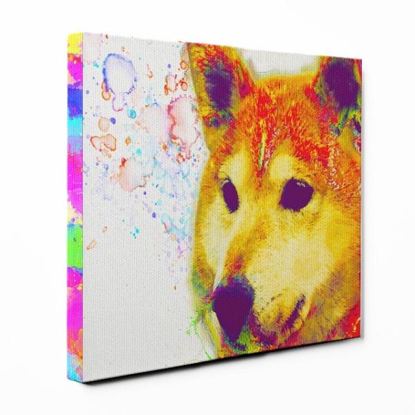 Watch 柴犬 Lサイズ ワンにゃんアートキャンバス Huge Series 絵画 アート 犬 Buyee Buyee Japanese Proxy Service Buy From Japan Bot Online