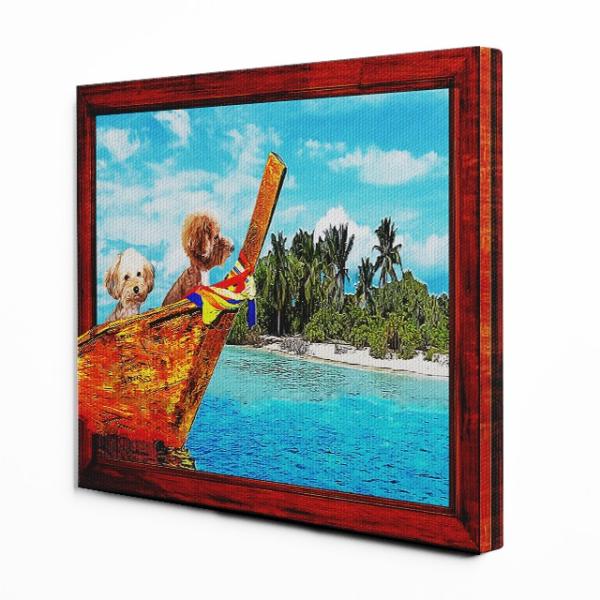 Rest トイプードル Mサイズ ワンにゃんアートキャンバス Ocean Series 絵画 風景画 犬 Buyee Buyee Japanese Proxy Service Buy From Japan Bot Online