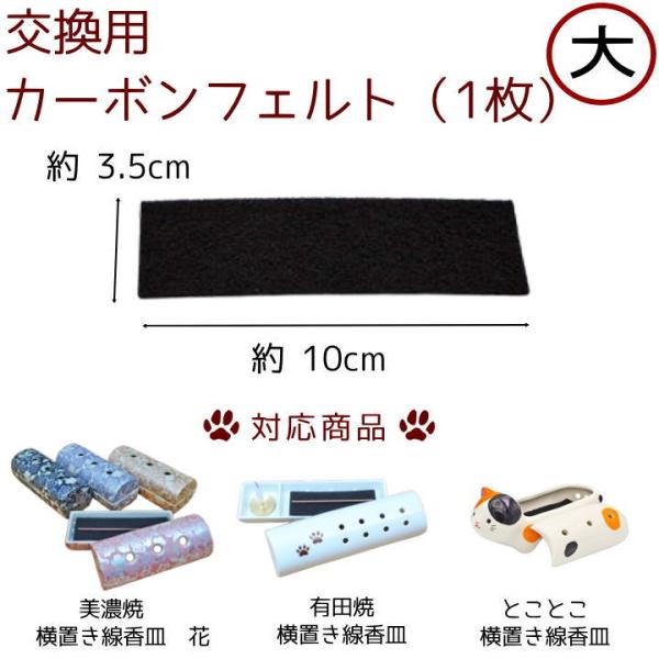 定期的にカーボンフェルトを交換して頂くことで、いつもきれいな状態で供養して頂けます。【ネコポス（ポスト投函）対応商品】