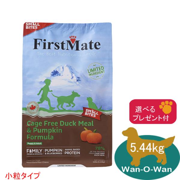 ボンビ FirstMate ドッグフード ケージフリー ダック&パンプキンスモールバイツ