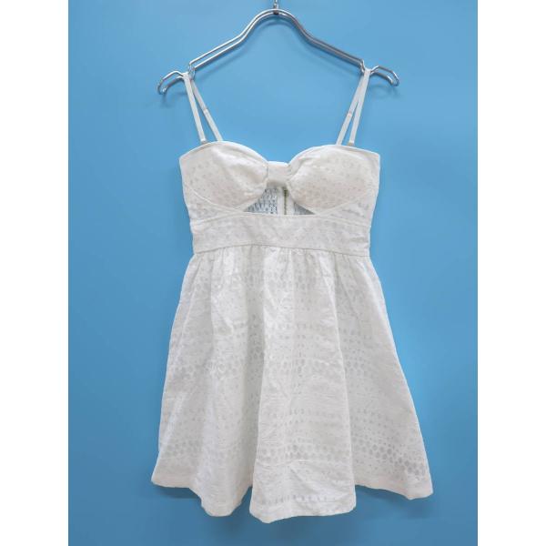 One Spo ワンスポ レースキャミミニワンピース 白 レディース Sランク F 委託倉庫から出荷 Dejapan Bid And Buy Japan With 0 Commission