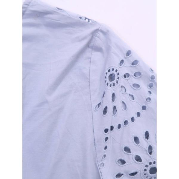 Zara ザラ カットワークレースコットンワンピース 七分袖 青 レディース Aランク L Buyee Buyee Japanese Proxy Service Buy From Japan Bot Online