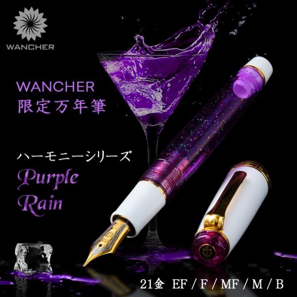 セーラー万年筆 WANCHER × SAILOR プロフェッショナルギア 21金 PURPLE