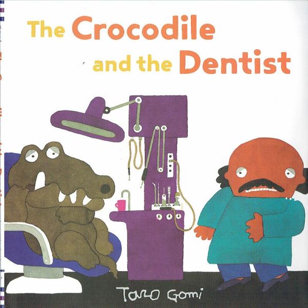 英語版 絵本 わにさんどきっ はいしゃさんどきっ 五味太郎作 The Crocodile and the Dentist 0歳 ファーストブック 読み聞かせ