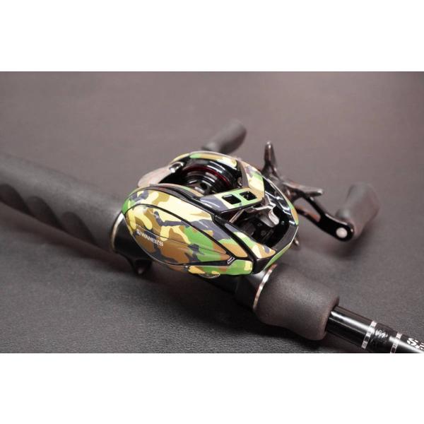 【WANEE'S】プロテクションデカールキット DAIWA 21 月下美人 Air TW 用（リール本体は含みません）リールの保護にも！