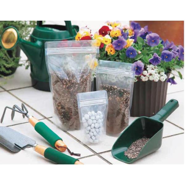 ラミジップ MY-12 50枚袋入 チャック袋 スタンドパック ナイロン 透明 ミシン目加工 冷蔵 冷凍 易カット 生産日本社