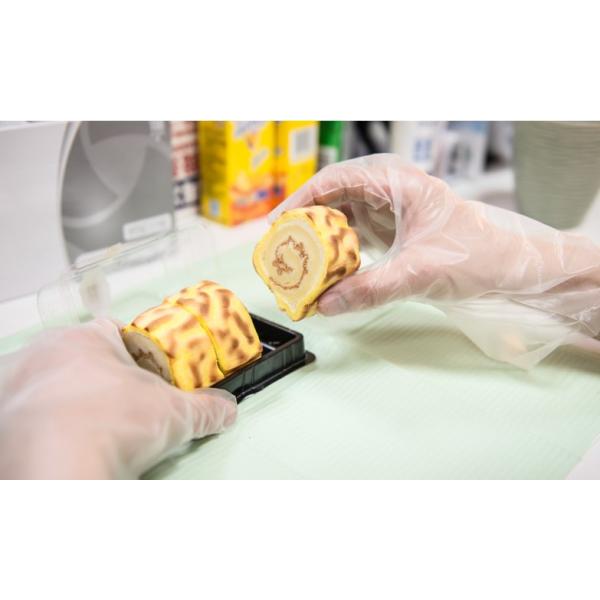 使い捨て手袋 食品衛生法適合 ポリ手袋 弾性 内エンボス クリア TPGC ケース 介護補助 食品加工 伸縮