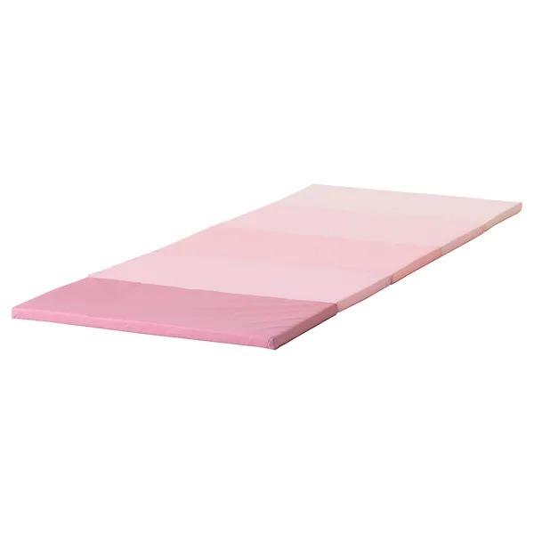 IKEA イケア PLUFSIG ペルフスィッグ  ジムマット ピンク イケア 【IKEA】PLUFSIG/ペルフスィッグ 折りたたみ式ジムマット