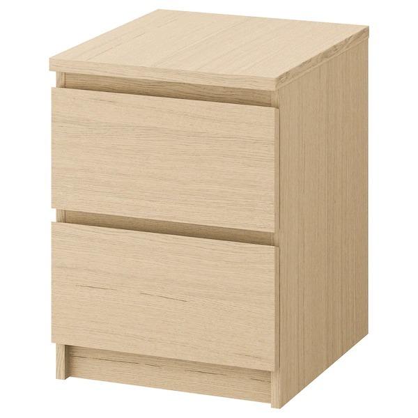 イケア（IKEA） 【IKEA】MALM/マルム チェスト（引き出し×2） ホワイト