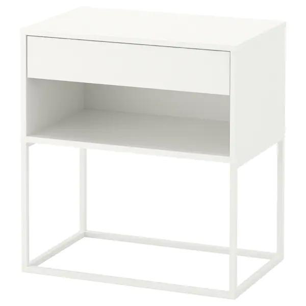 IKEA Vikhammer ベッドサイドテーブル 60x39x65 イケア（IKEA） 【IKEA】VIKHAMMER/ヴィークハムメル ベッドサイド