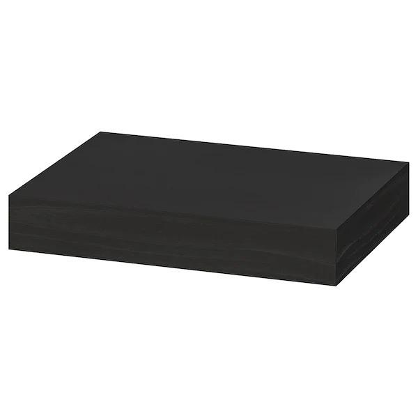 ●●●IKEAウォールシェルフユニットLACKラック黒●●● LACK ラック ウォールシェルフユニット, ブラックブラウン