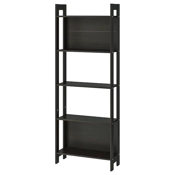 IKEA LAIVA ライヴァ 本棚 ブラックブラウン 組立て済 イケア（IKEA） 【IKEA】LAIVA/ライヴァ 本棚 ブラックブラウン62x165