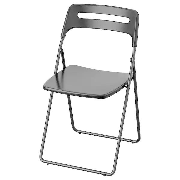 イケア（IKEA） 【IKEA】NISSE/ニッセ 折りたたみチェア ブラック