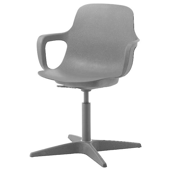 イケア（IKEA） 【IKEA】ODGER/オドゲル 回転チェア チャコール