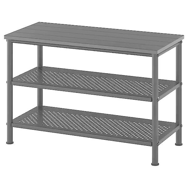 IKEA】PINNIG/ピンニグ ベンチ 靴収納付き ブラック79 cm : ikea-1042 
